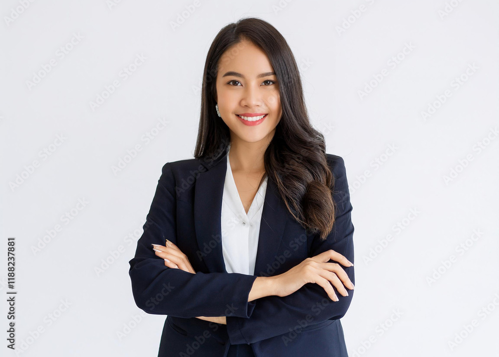 Generated Image Generated Image Portrait of a young professional businesswoman standing on white background. Female company executive, smiling businesswoman entrepreneur corporate leader manager Generated Image Generated Image Portrait of a young professional businesswoman standing on white background. Female company executive, smiling businesswoman entrepreneur corporate leader manager