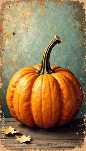 Vintage Inspired Pumpkin Print for Home Decor , wallpaper, home decor, vintage photo