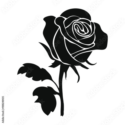 Wallpaper Mural Set of floral branch. Flower pink rose, green leaves. Wedding concept with flowers. Floral poster, invite. Vector arrangements for greeting card or invitation design Torontodigital.ca