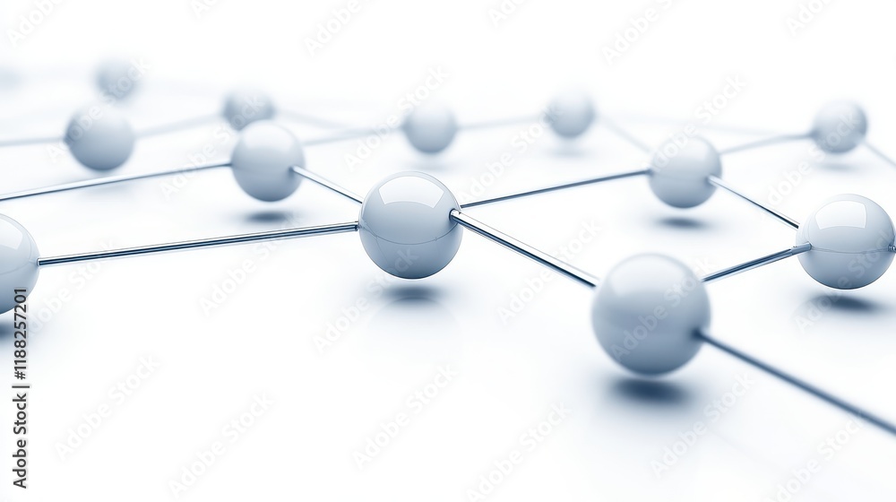Serene minimalism, an abstract composition of white spheres on a plain white background Serene minimalism, an abstract composition of white spheres on a plain white background