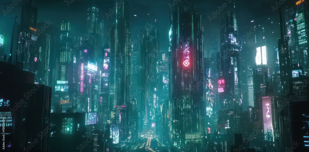 Cyberpunk Metropolis: Neon Nightscape Cyberpunk Metropolis: Neon Nightscape