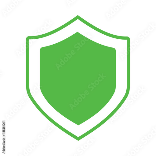 Free Download Shield icon, Green Shield icon, vector illustration.  safety icon vector.  - GFXLoad