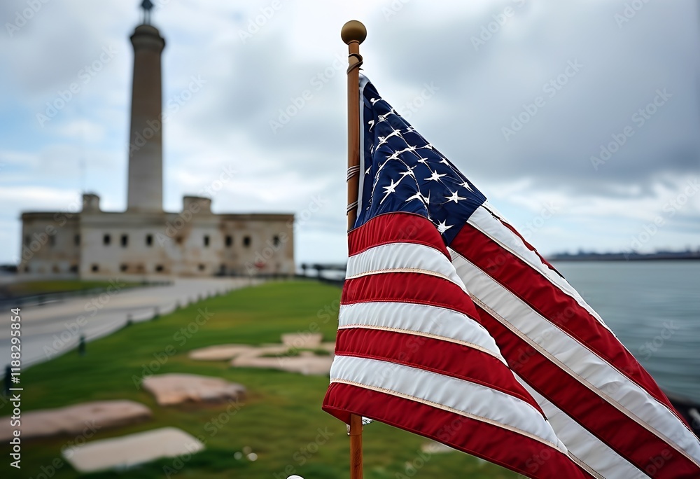 Naklejka premium Ellis Island