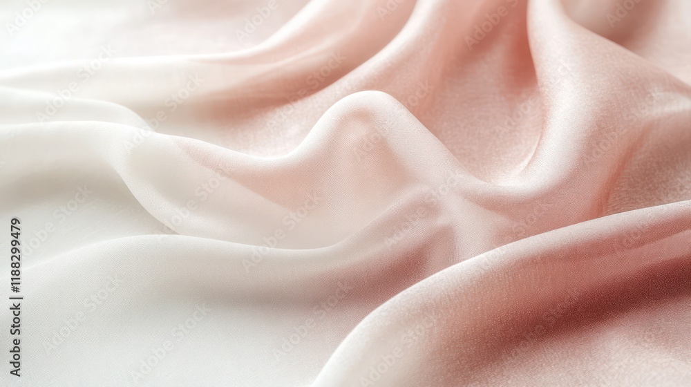 Obraz premium Delicate Rose Pink and Light Ivory Gradient