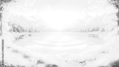 winter forest landscape