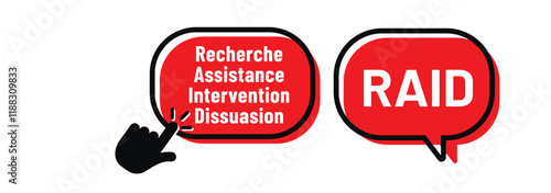 RAID - Acronyme, Recherche, assistance, intervention, dissuasion