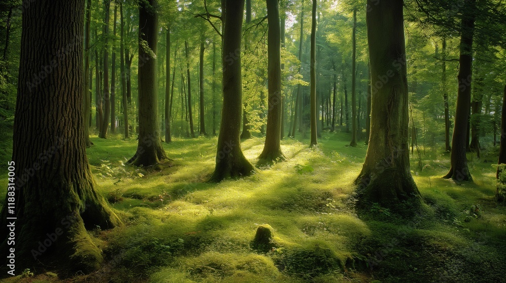 Obraz premium wood forest close up wood cutting axe wood cutter ashes of wood 