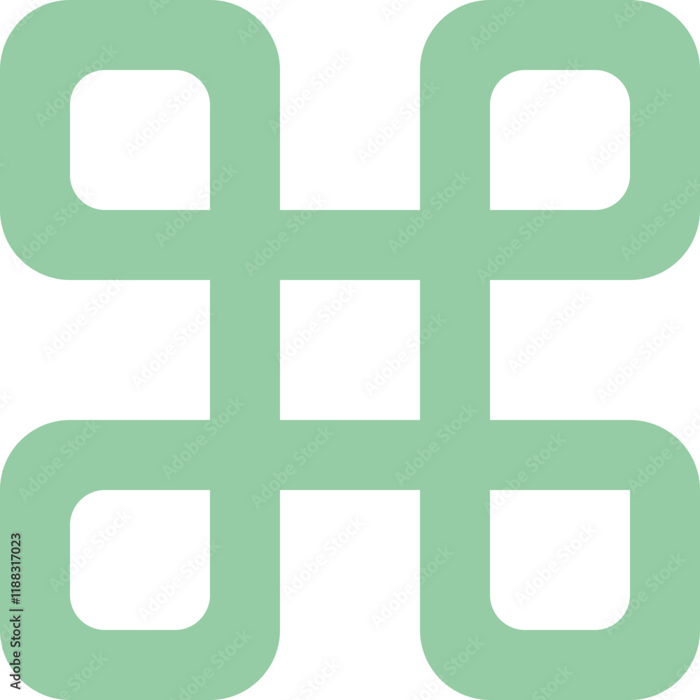 Fototapeta premium Control icon logo design