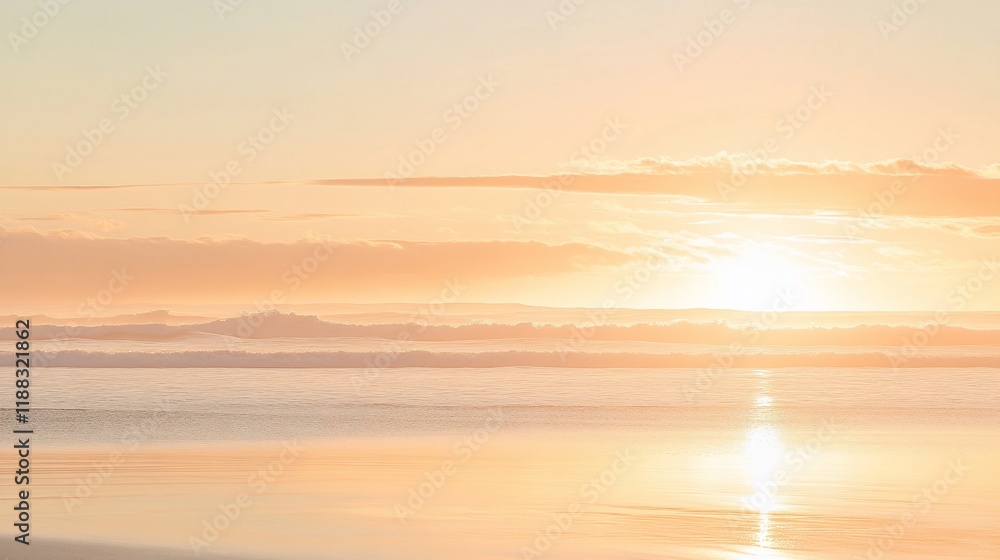 Fototapeta premium sunset on the sea