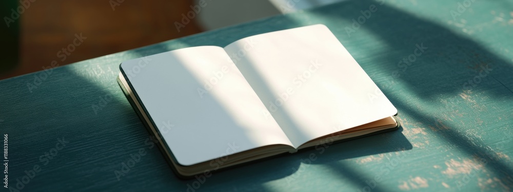 Passport template featuring organized blank pages designed for custom inserts, ideal for travel documentation or design projects.