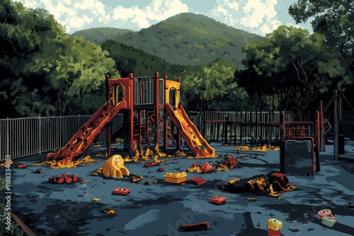 Wallpaper Mural The Scorched Playground, Conduct Disorder Torontodigital.ca