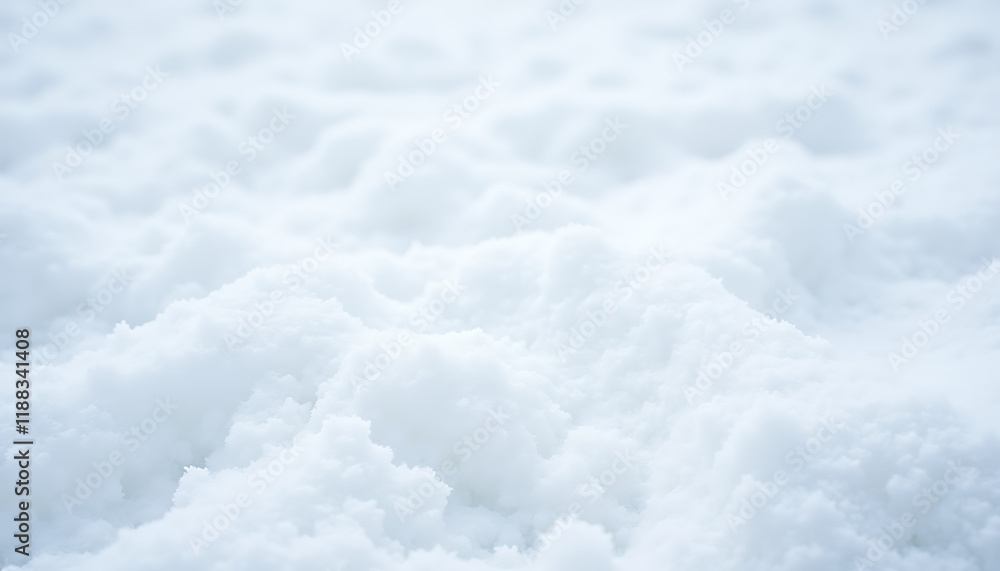 Close-up of soft white snow covering the ground with a serene atmosphere Close-up of soft white snow covering the ground with a serene atmosphere