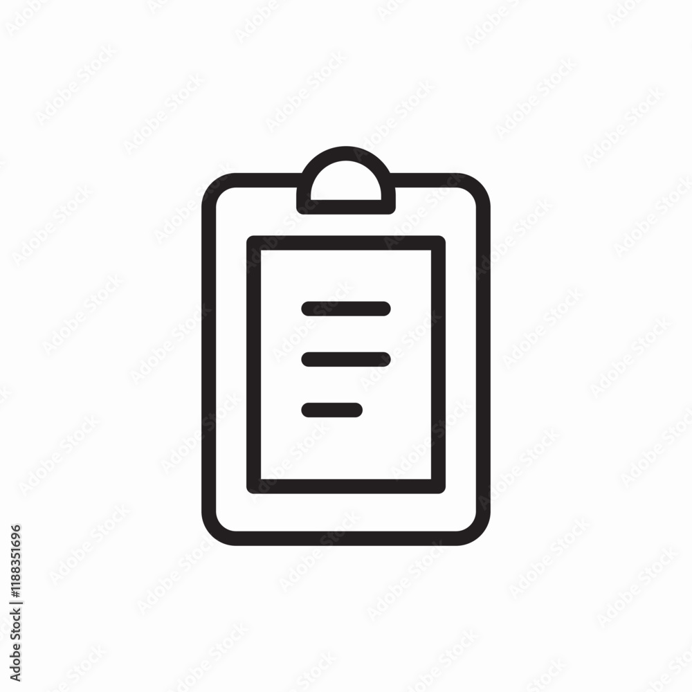 clipboard list tasks icon vector sign clipboard list tasks icon vector sign