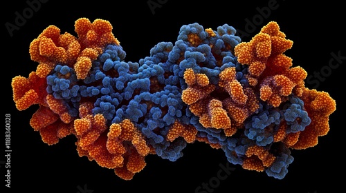 HMPV, or human metapneumovirus, is a negative-strand RNA virus. It belongs to the Pneumoviridae family.  photo