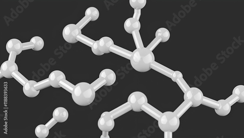 model of Hydrogen chloride (HCl) is a colorless, thermally stable toxic gas. Upon contact with water, it forms hydrochloric acid. it is used cleaning, pickling, electroplating metals. 3d illustration photo