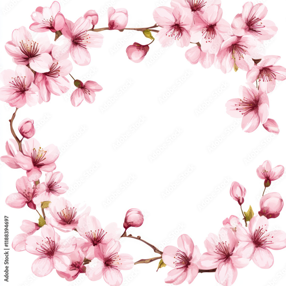 Fototapeta premium pink cherry blossom