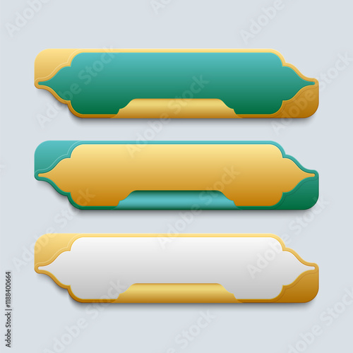 Colorful vector banners suitable for web design, available in various shapes and styles