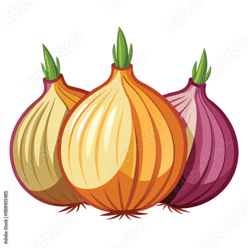 onion and garlic