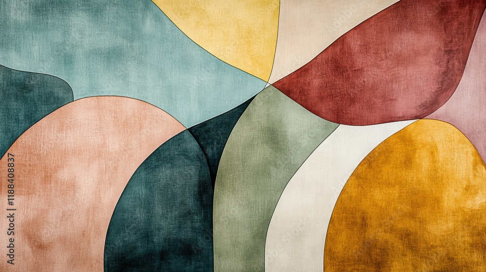 Abstract Geometric Background with Colorful Shapes and Textures Abstract Geometric Background with Colorful Shapes and Textures