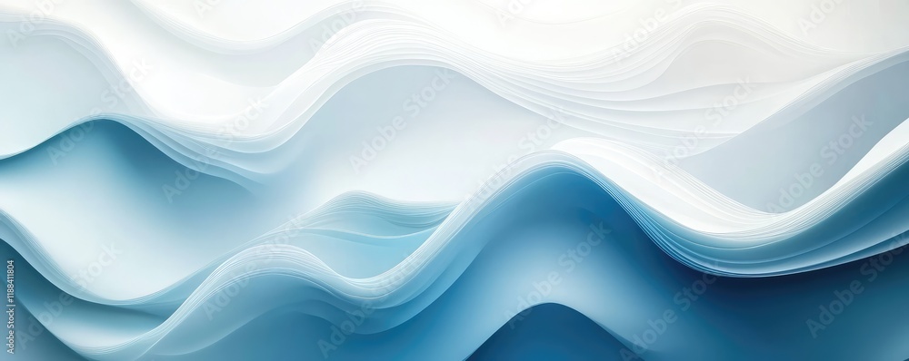 Abstract blue and white gradient waves Abstract blue and white gradient waves