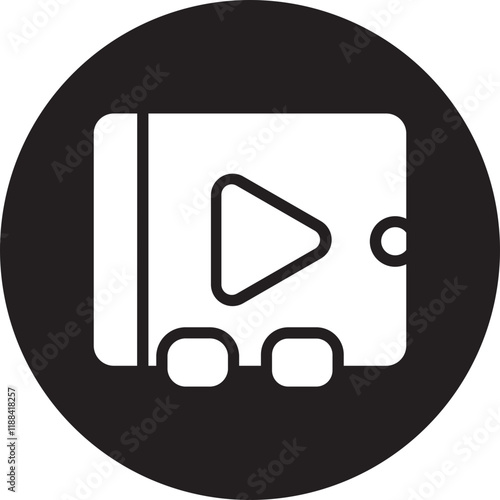 movie glyph icon
