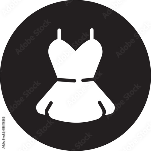 Nightgown  glyph icon