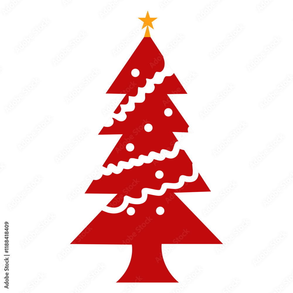 Fototapeta premium Christmas Tree Icon