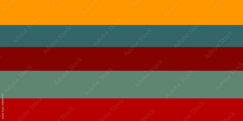 Naklejka premium Abstract Retro Rainbow Wave Paper Cut Corner Decoration