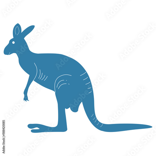 Illustration of Kangaroo Australia