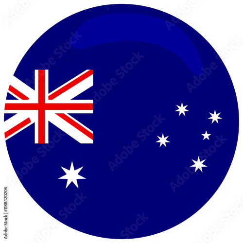 Australia Circle Flag photo