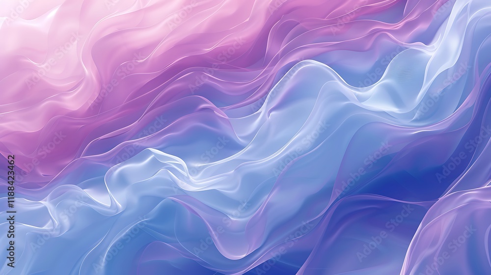 Abstract Pastel Waves: A Dreamy Digital Art Piece Abstract Pastel Waves: A Dreamy Digital Art Piece