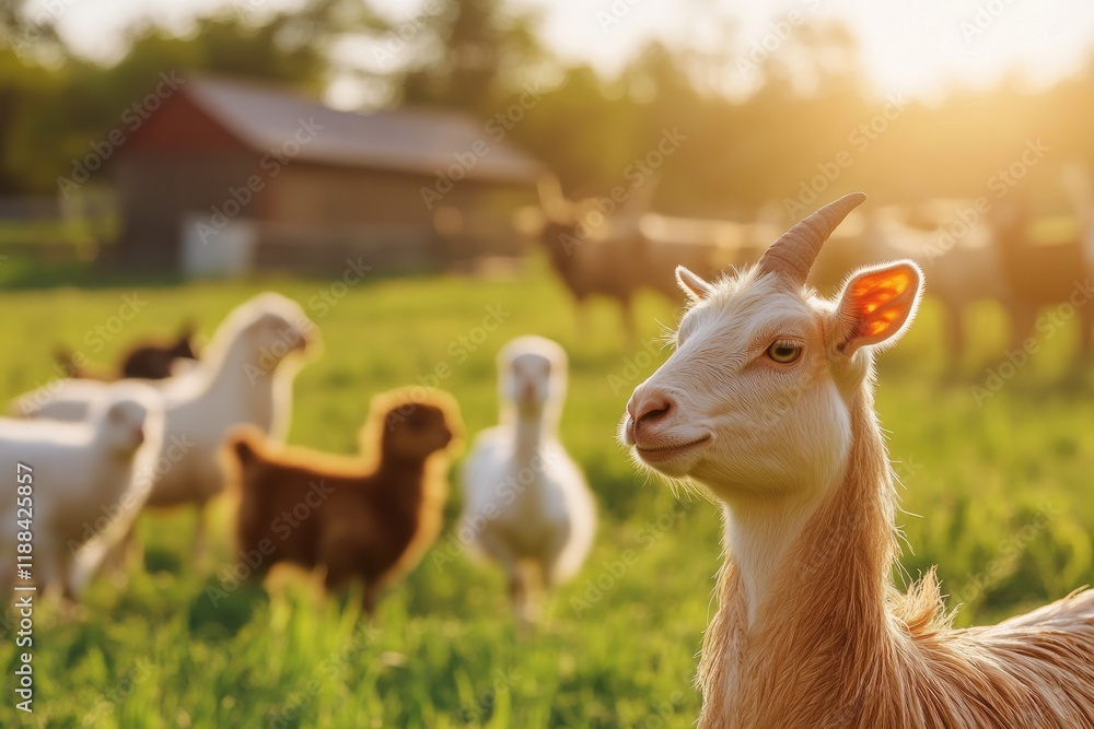 Fototapeta premium farm animals