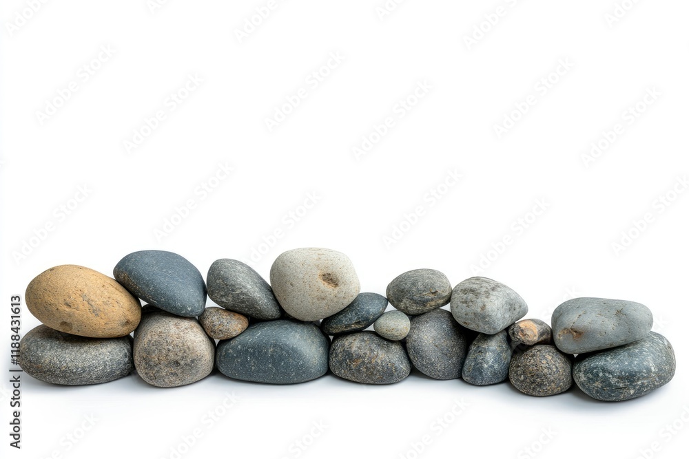 Border of rock isolated on white background Border of rock isolated on white background