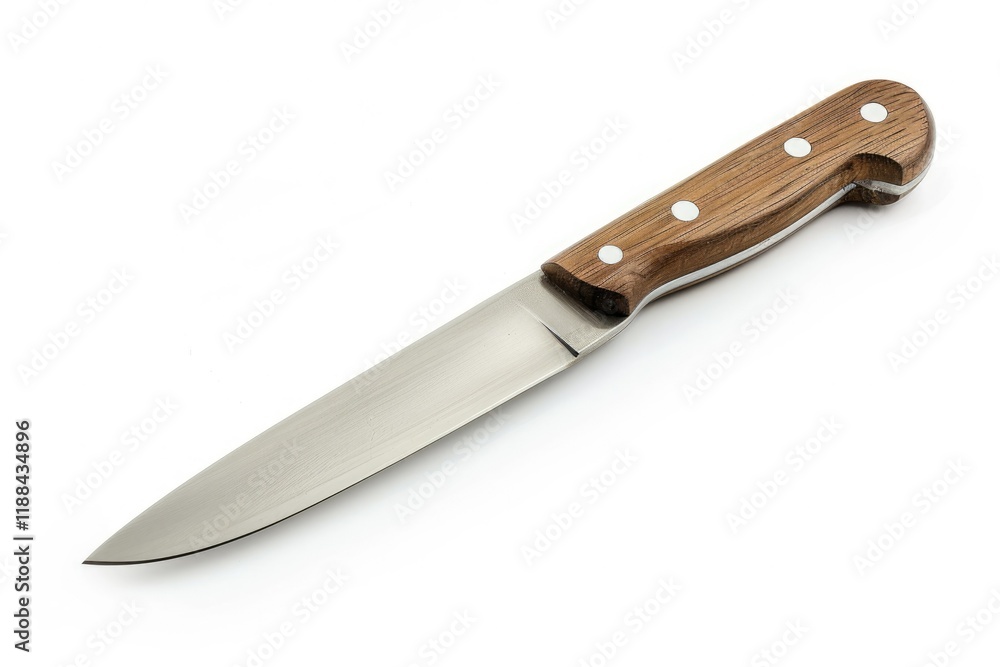 Clear Pixel Visual of Knife Isolated on White White Background, Top View, Flat Lay Clear Pixel Visual of Knife Isolated on White White Background, Top View, Flat Lay