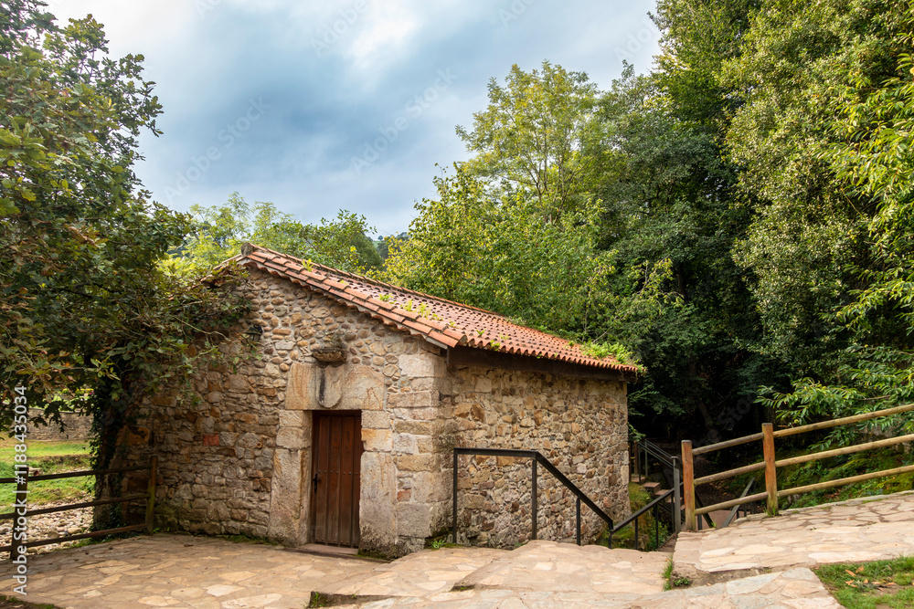 View of the Lierganes mill from 1667. Cantabria, Spain. View of the Lierganes mill from 1667. Cantabria, Spain.