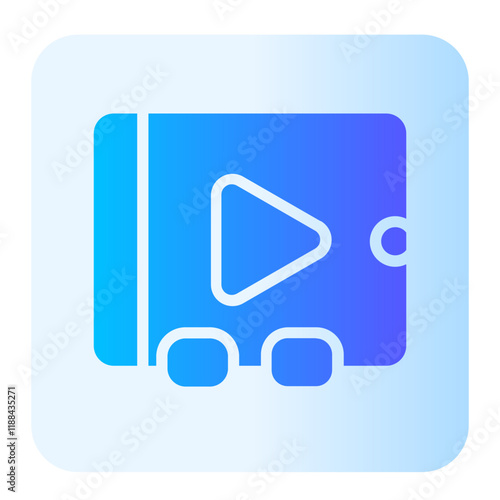 movie gradient icon