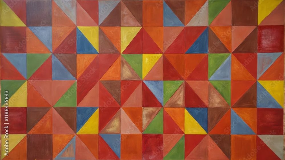 Geometric Color Field Painting Triangles in Warm Hues, Abstract Art,Acrylic on Canvas Abstract art, geometric painting Geometric Color Field Painting Triangles in Warm Hues, Abstract Art,Acrylic on Canvas Abstract art, geometric painting