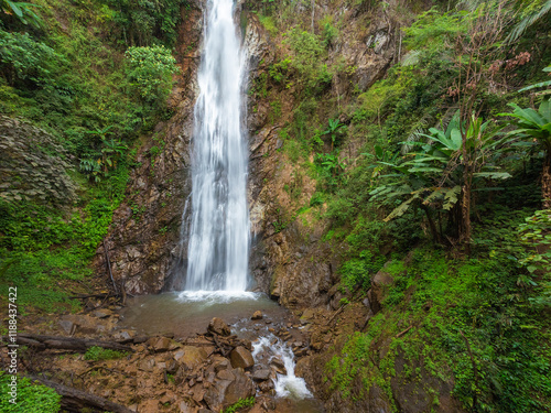 Khun Korn Waterfall in northern Thailand