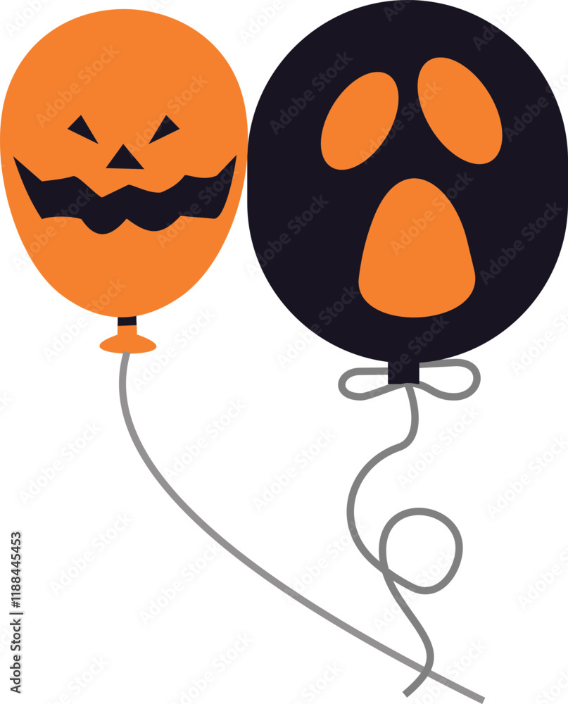 Fototapeta premium Balloon Halloween Icon 