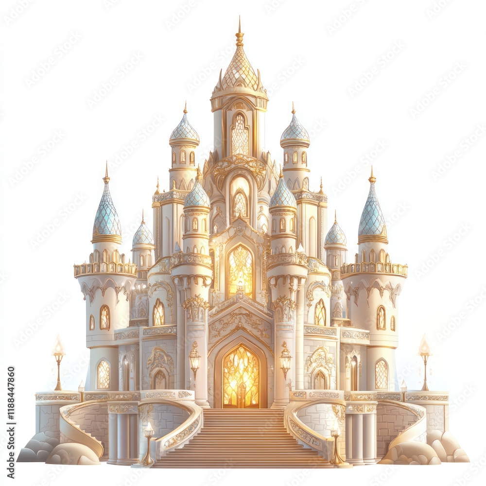Obraz premium Majestic Fairy Tale Castle