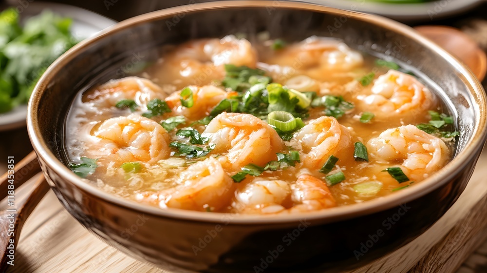 Delicious Shrimp Tempura Soup Delicious Shrimp Tempura Soup