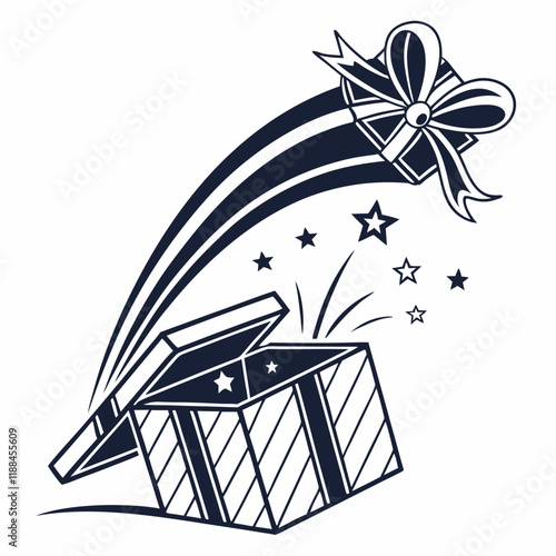gift box with ribbon