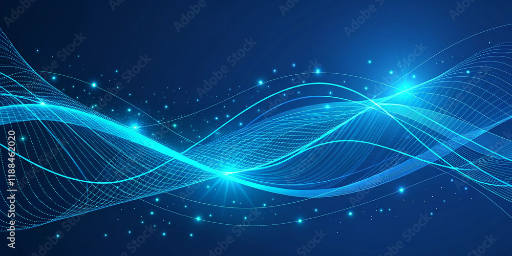 Fototapeta premium Sophisticated Mesmerizing Abstract Technology Background with Engaging Visual Effects and Patterns