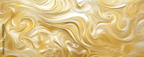 Golden metallic texture with luxurious swirling patterns.