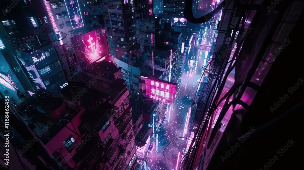 a futuristic metropolis bathed in neon lights and cyberpunk aesthetics, white space in the center of the page for text, sleek and dynamic cityscapes against a backdrop of technological marvels a futuristic metropolis bathed in neon lights and cyberpunk aesthetics, white space in the center of the page for text, sleek and dynamic cityscapes against a backdrop of technological marvels