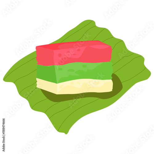 Layer cake traditional Indonesia food