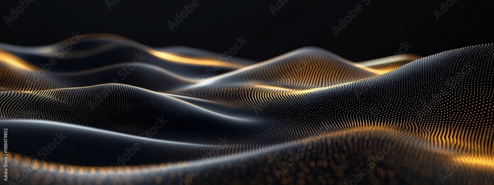 Abstract dark gold wavy texture. Abstract dark gold wavy texture.