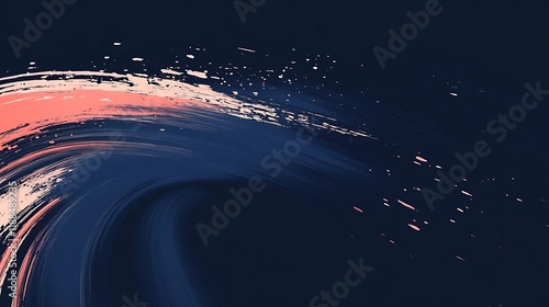 Abstract paint swirl background photo