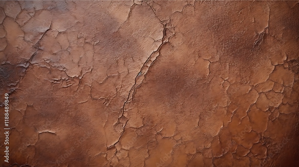 Brown Cracked Textured Wall Surface Background Brown Cracked Textured Wall Surface Background