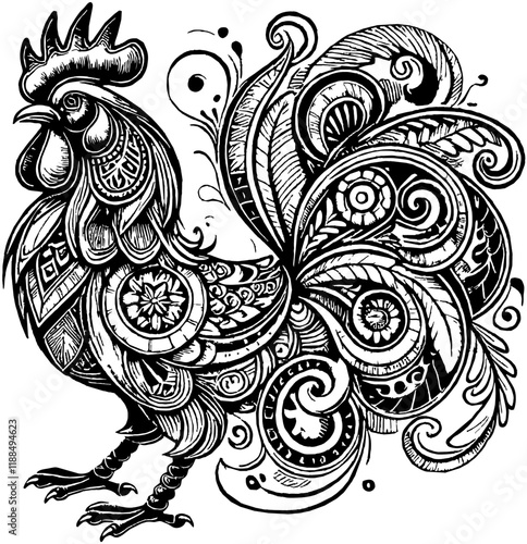 ornamental chicken 2.eps